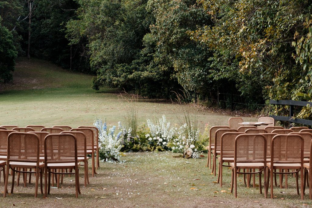 Yandina wedding ceremony private property wedding Sunshine Coast