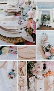 Spring wedding colour palette _ Summer wedding colour palette _ Beach wedding colour palette _ The Bride's Tree magazine