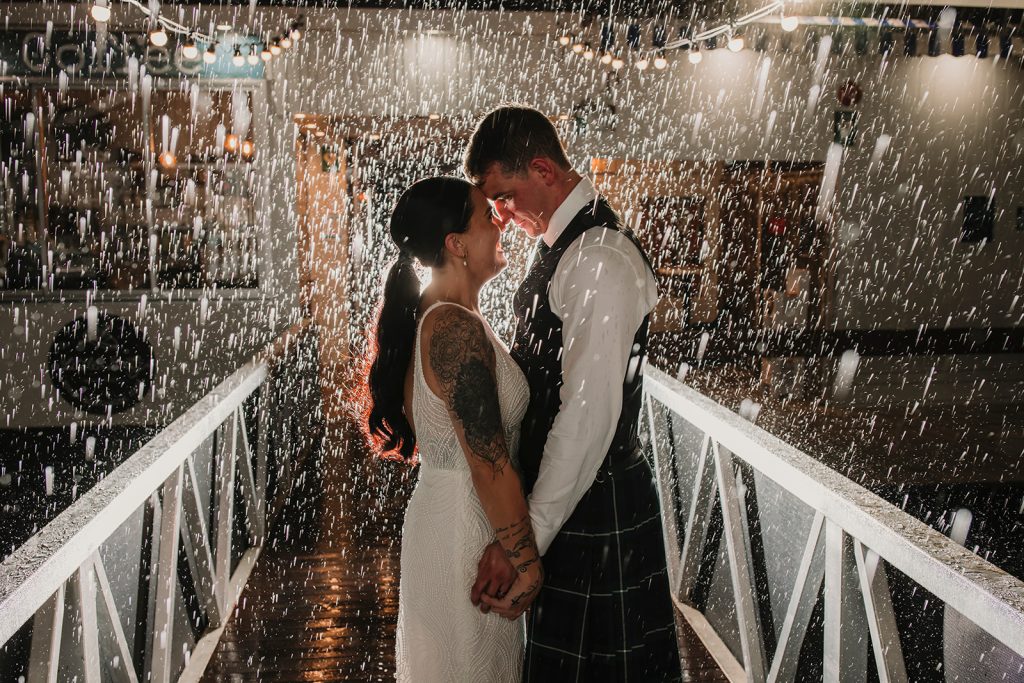 rainy noosa wedding day noosa boathouse wedding venue