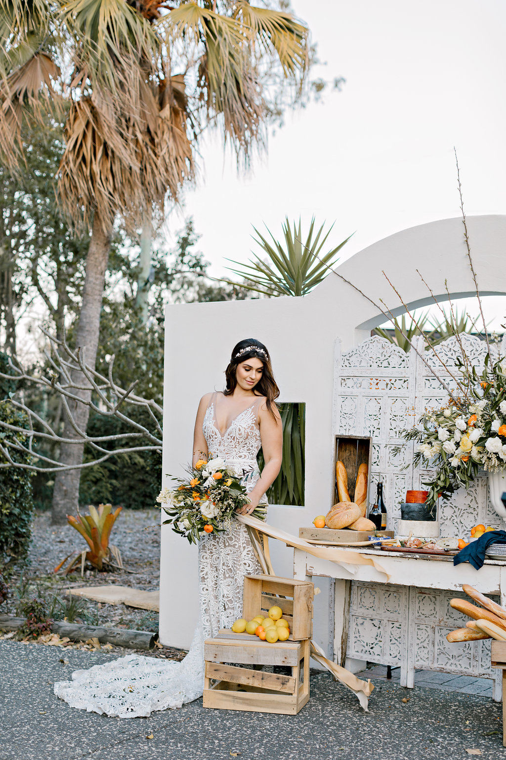 Mediterranean wedding styling inspiration mood board Noosa wedding inspo